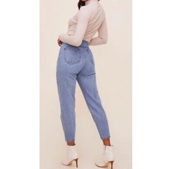 ASTR THE LABEL WASH HIGH WAIST DENIM  M - Picture 3 of 11